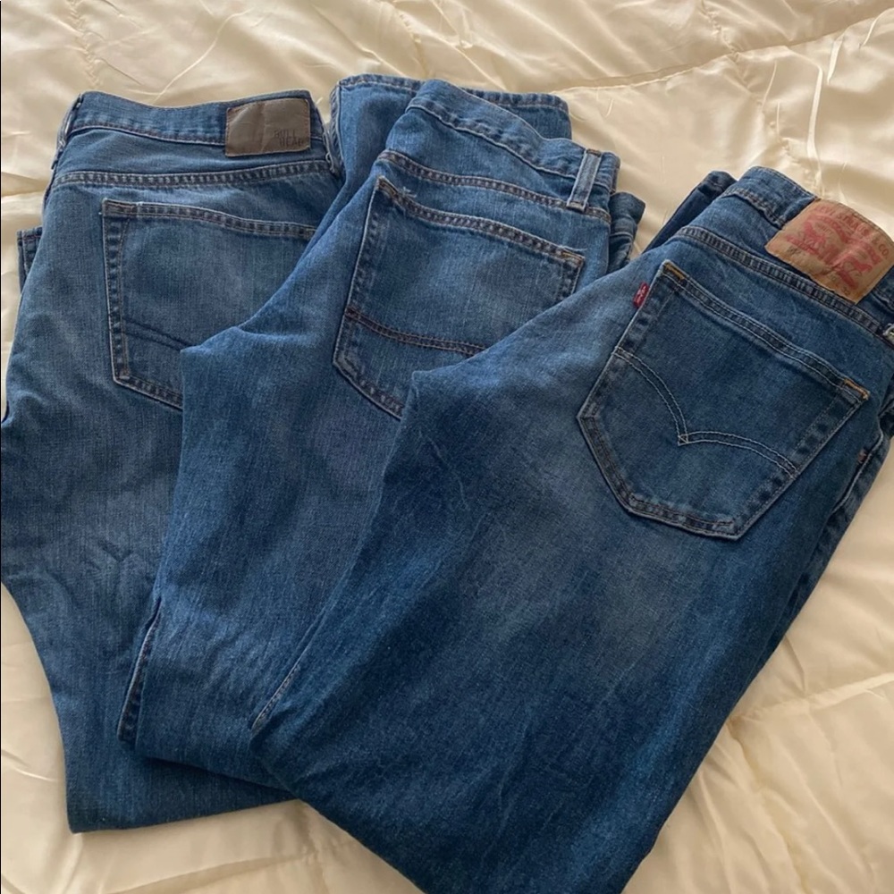 3 pairs of jeans